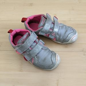 PLAE Ty Toddler Girls Metallic Pink Sneakers Shoes Size 12